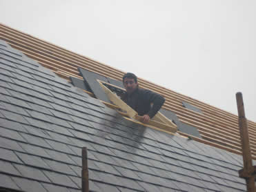 Velux roof windows installed