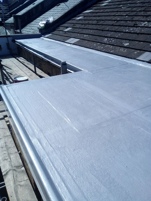 Flat roof repaired in Brixton