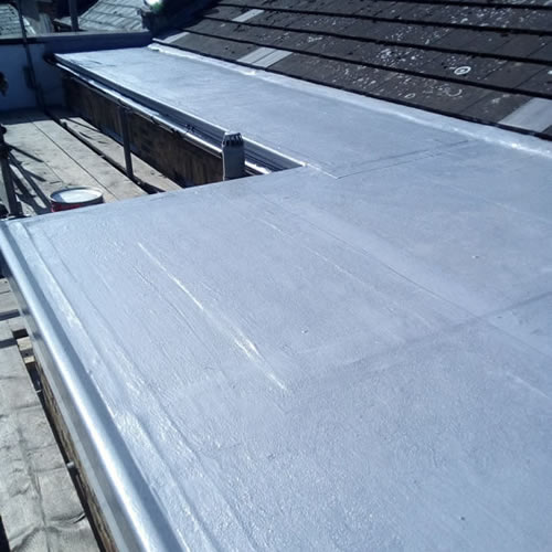 Finished flatroof repair London