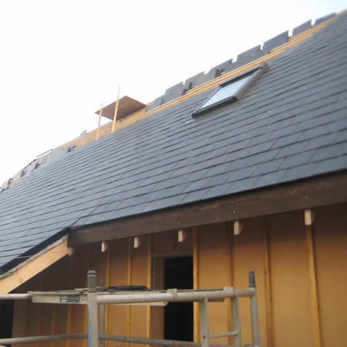 Porch roof construction