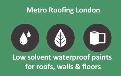 waterproof finishes for walls, floors & roofs in London